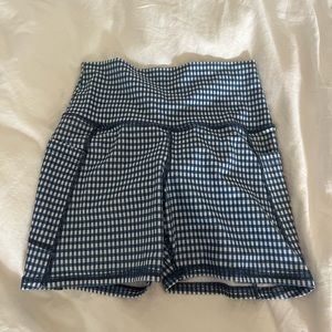 Biker shorts gingham